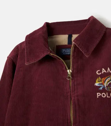 Polo Ralph Lauren Kids Embroidered cotton corduroy blouson jacket | Thumbnail 2