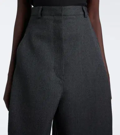 Balenciaga Wool barrel-leg pants | Thumbnail 3
