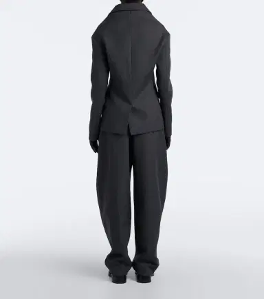 Balenciaga Wool barrel-leg pants | Thumbnail 6