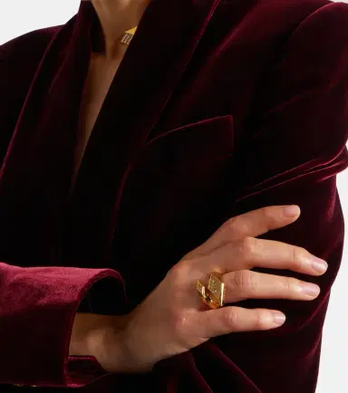 Versace Crystal-embellished ring | Thumbnail 4