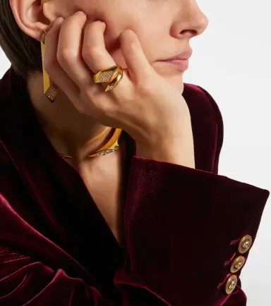 Versace Crystal-embellished ring | Thumbnail 5
