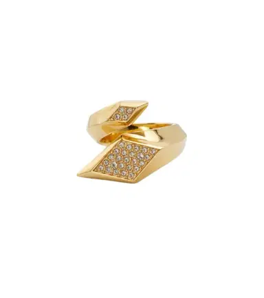 Versace Crystal-embellished ring | Thumbnail 1