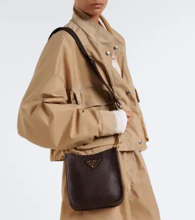 Prada Mini leather shoulder bag | Thumbnail 5 Prada Mini leather shoulder bag | Thumbnail 5