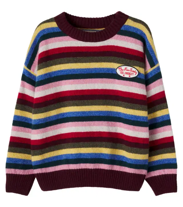 THE NEW SOCIETY Root striped wool-blend sweater