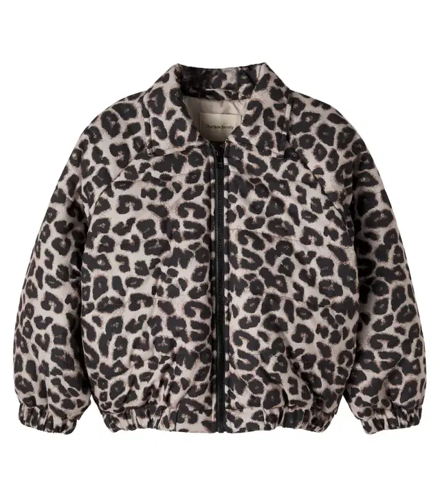 THE NEW SOCIETY Moosie leopard-print cotton-blend jacket