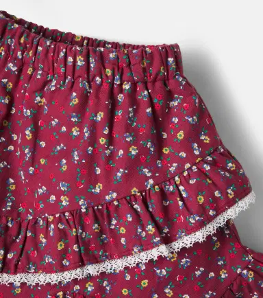 THE NEW SOCIETY Bloom floral ruffled cotton skirt | Thumbnail 2