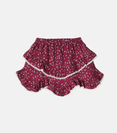 THE NEW SOCIETY Bloom floral ruffled cotton skirt | Thumbnail 4
