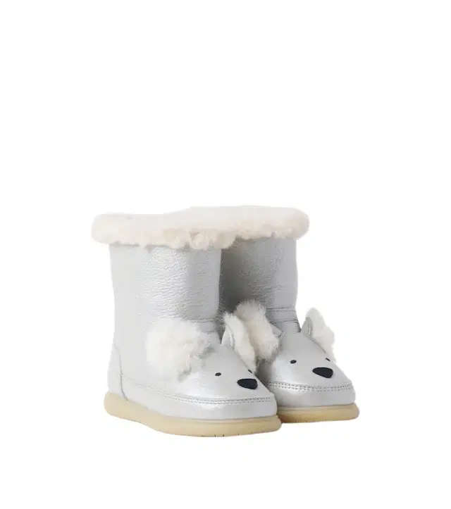 Donsje Deloniek wool-trimmed leather boots
