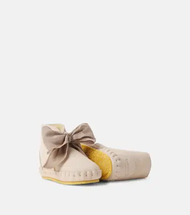 DONSJE Baby Pina organza-trimmed leather booties | Thumbnail 5