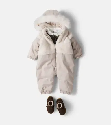 DONSJE Baby Maevie hooded cotton-blend onesie | Thumbnail 3 DONSJE Baby Maevie hooded cotton-blend onesie | Thumbnail 3