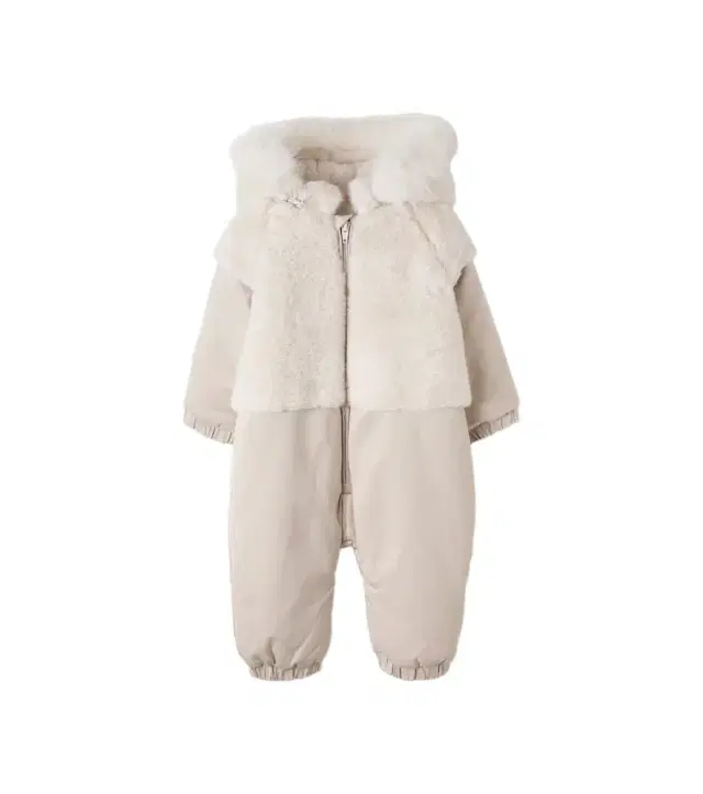 DONSJE Baby Maevie hooded cotton-blend onesie