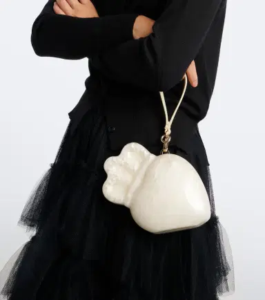 Simone Rocha Claddagh embellished clutch | Thumbnail 4 Simone Rocha Claddagh embellished clutch | Thumbnail 4