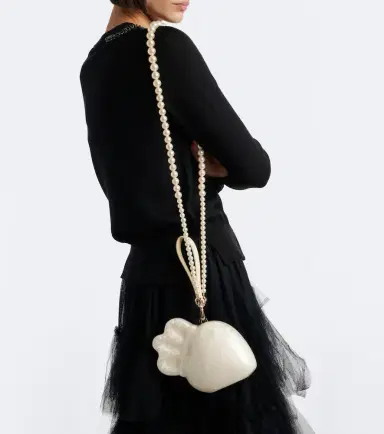 Simone Rocha Claddagh embellished clutch | Thumbnail 6 Simone Rocha Claddagh embellished clutch | Thumbnail 6