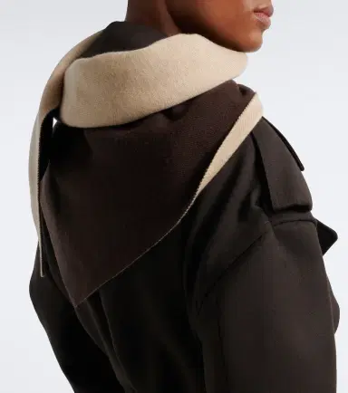 The Frankie Shop Nella reversible wool-blend scarf | Thumbnail 5