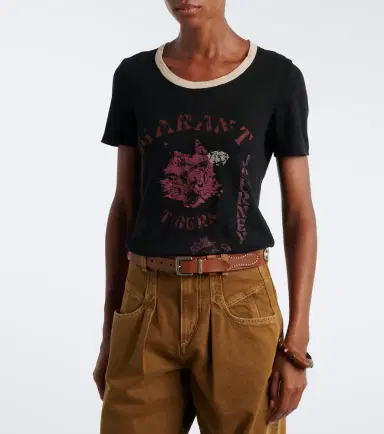 Marant Étoile Kiliann printed linen T-shirt | Thumbnail 2