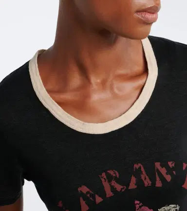 Marant Étoile Kiliann printed linen T-shirt | Thumbnail 3