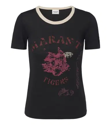 Marant Étoile Kiliann printed linen T-shirt | Thumbnail 1
