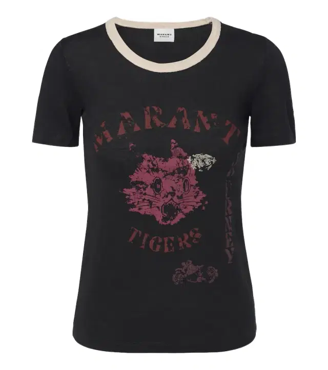 Marant Étoile Kiliann printed linen T-shirt