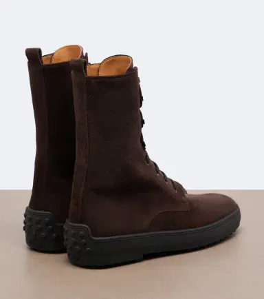 Tod's Gommino suede mid-calf boots | Thumbnail 2