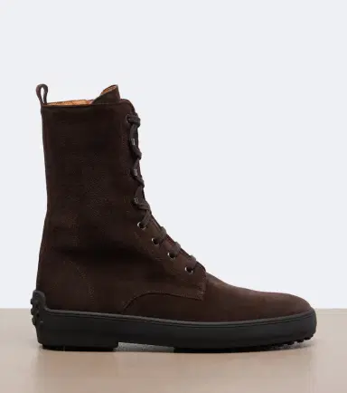 Tod's Gommino suede mid-calf boots | Thumbnail 3