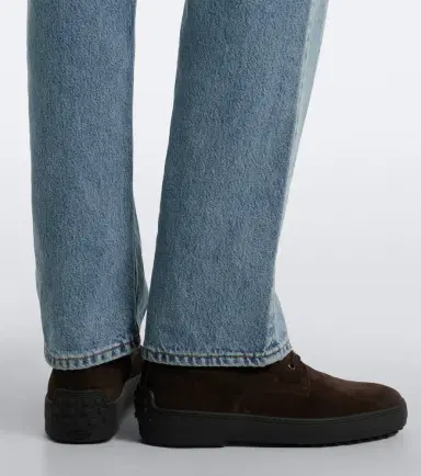 Tod's Gommino suede mid-calf boots | Thumbnail 6