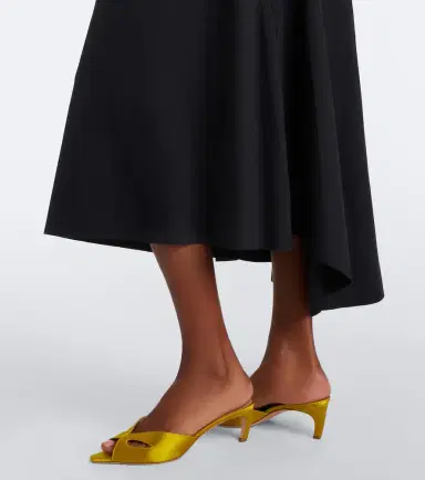 Victoria Beckham Letice gathered turtleneck jersey midi dress | Thumbnail 6
