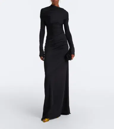 Victoria Beckham Draped jersey gown | Thumbnail 4