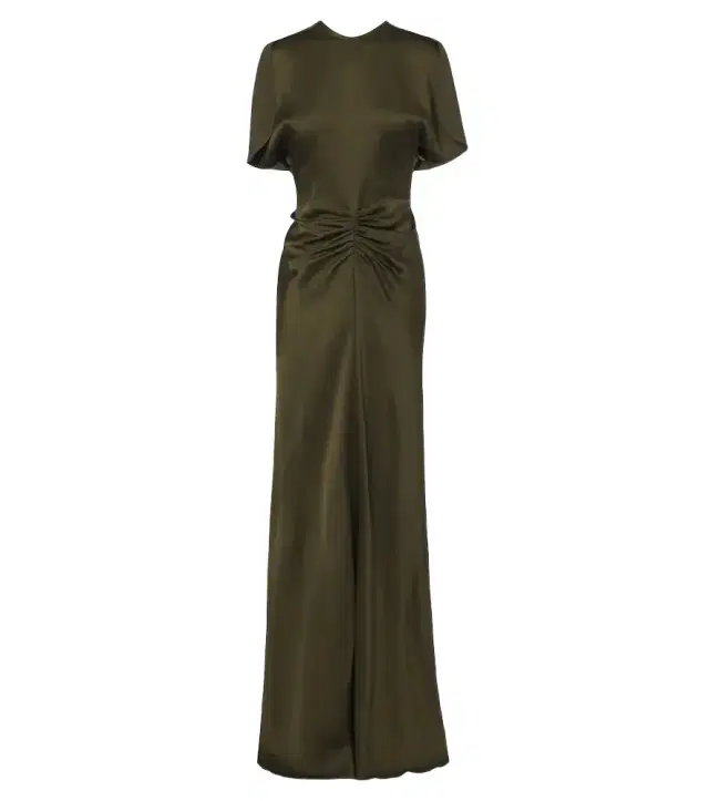Victoria Beckham Isabella ruched satin gown