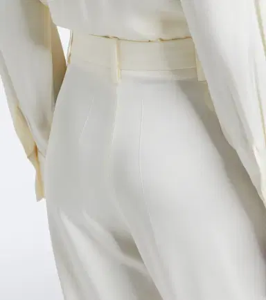 Victoria Beckham Satin wide-leg pants | Thumbnail 4