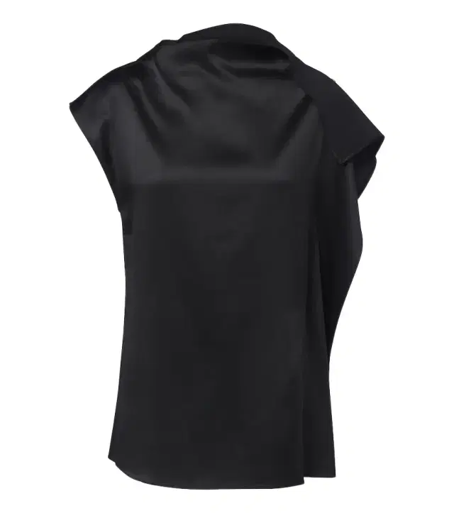 Sportmax Ruffled silk satin top
