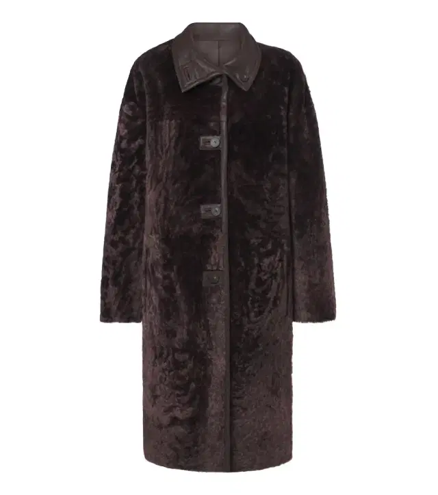 Joseph Ari reversible leather and shearling coat