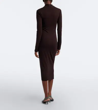 Max Mara Jersey midi dress | Thumbnail 3 Max Mara Jersey midi dress | Thumbnail 3