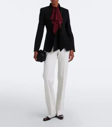 Max Mara Wool-blend straight pants | Thumbnail 2 Max Mara Wool-blend straight pants | Thumbnail 2