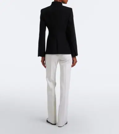 Max Mara Wool-blend straight pants | Thumbnail 3 Max Mara Wool-blend straight pants | Thumbnail 3