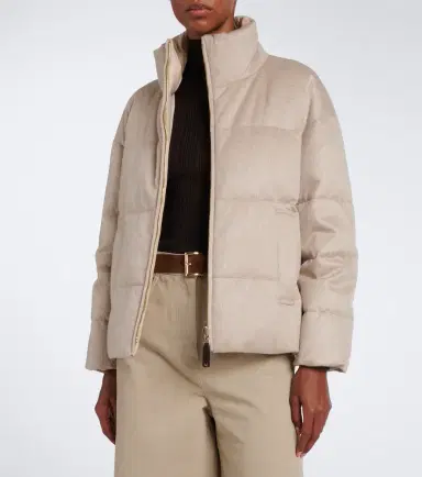 Max Mara Reversible cashmere down jacket | Thumbnail 8 Max Mara Reversible cashmere down jacket | Thumbnail 8