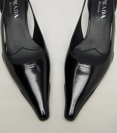 Prada Leather slingback pumps | Thumbnail 3 Prada Leather slingback pumps | Thumbnail 3