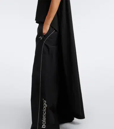 Balenciaga Asymmetric cotton jersey T-shirt | Thumbnail 3