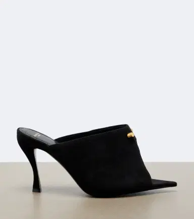 Balenciaga Midnight City studded suede mules | Thumbnail 3 Balenciaga Midnight City studded suede mules | Thumbnail 3