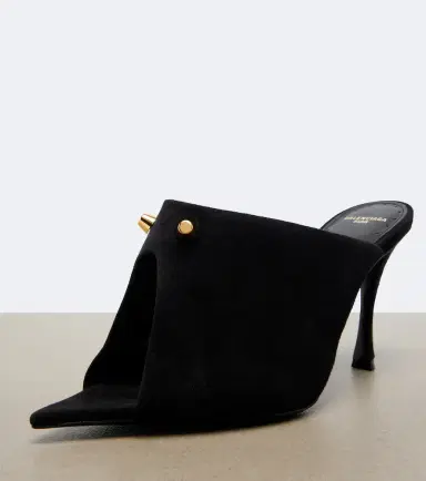Balenciaga Midnight City studded suede mules | Thumbnail 4 Balenciaga Midnight City studded suede mules | Thumbnail 4