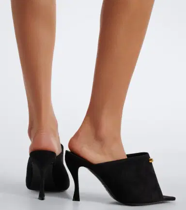 Balenciaga Midnight City studded suede mules | Thumbnail 6 Balenciaga Midnight City studded suede mules | Thumbnail 6