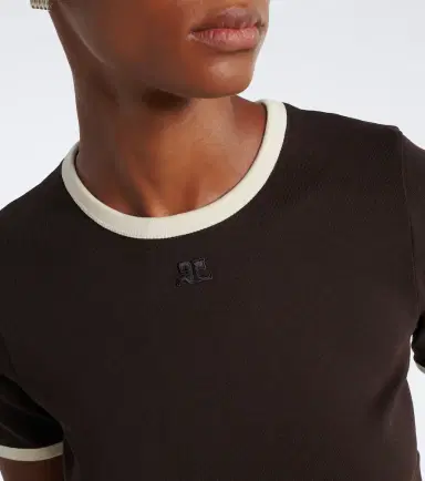 Courrèges Courrèges Cotton jersey T-shirt | Thumbnail 2
