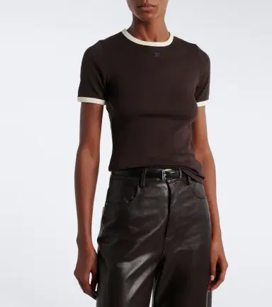 Courrèges Courrèges Cotton jersey T-shirt | Thumbnail 4