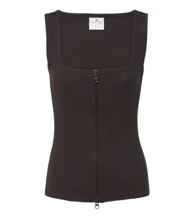 Courrèges Courrèges Zip-up cotton tank | Thumbnail 1