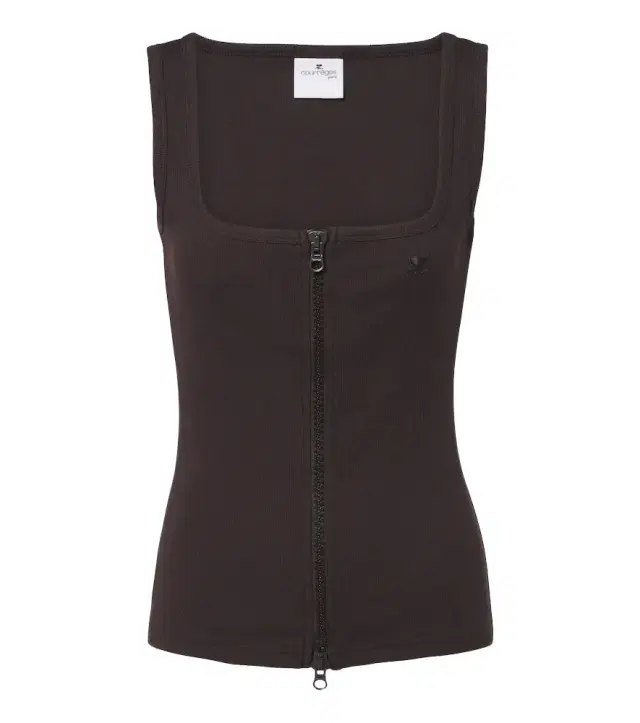 Courreges Courrèges Zip-up cotton tank