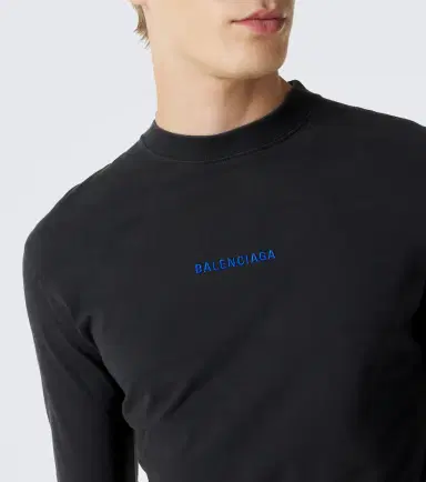Balenciaga Logo cotton jersey T-shirt | Thumbnail 2 Balenciaga Logo cotton jersey T-shirt | Thumbnail 2