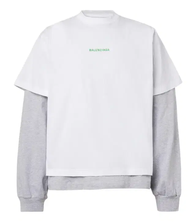 Balenciaga Layered cotton jersey T-shirt