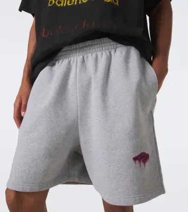 Balenciaga Cotton jersey shorts | Thumbnail 3 Balenciaga Cotton jersey shorts | Thumbnail 3