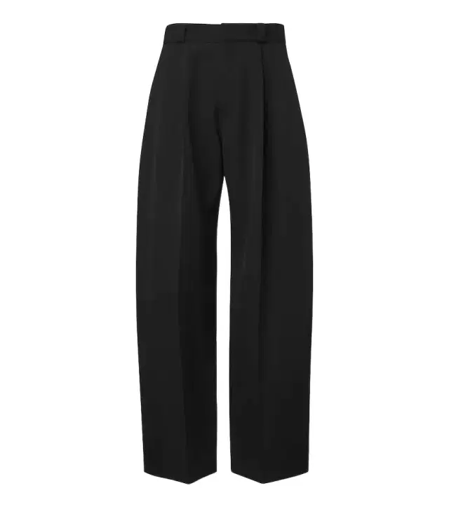 Balenciaga Wool twill barrel-leg pants