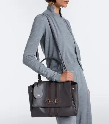 Gucci Paparazzo Medium leather tote bag | Thumbnail 6