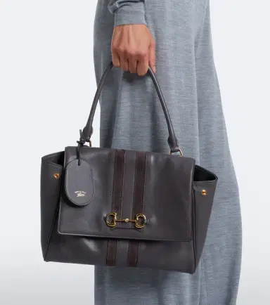 Gucci Paparazzo Medium leather tote bag | Thumbnail 7